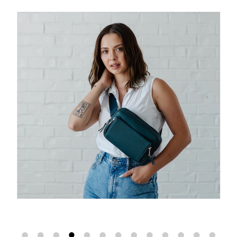 Ayla & Co Fanny Pack in Peacock NWT